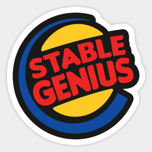 Stable Genius Sticker